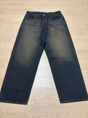 BEAMS ビームス ワイドデニム ダスト Indigo ウォッシュ XL