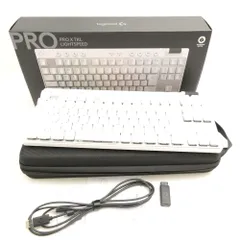 美品 logicool G ロジクール G G PRO X TKL LIGHTSPEED ワイヤレスゲーミングキーボード 無線 茶軸 eスポーツ ゲーム HM884 