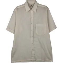 古着 アーノルドパーマー Arnold Palmer 半袖 ポリシャツ ボックスシャツ カナダ製 メンズM相当/eaa632087