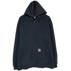 古着 カーハート Carhartt RAIN DEFENDER レインディフェンダー スウェットフルジップパーカー メンズXL相当/eaa630468