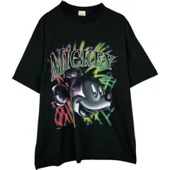 古着 90年代 Velva Sheen MICKEY MOUSE ミッキーマウス キャラクタープリントTシャツ USA製 メンズXL相当 ヴィンテージ/eaa631504
