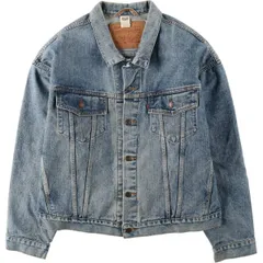 古着 90年代 リーバイス Levi's 70598-4891 デカパッチ デニムジャケット Gジャン メンズXL相当 ヴィンテージ/eaa632522