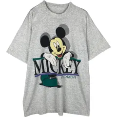 古着 MICKEY MOUSE ミッキーマウス アニメ キャラクタープリントTシャツ メンズXL相当/eaa633427
