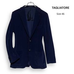 タリアトーレ⭐️46⭐️ダブルブレザー⭐️春夏サマーネイビーホップサック金ボタン⭐️美品 タリアトーレ⚡️46⚡️ホップサック金ボタン⭐️ダブルブレザー春夏