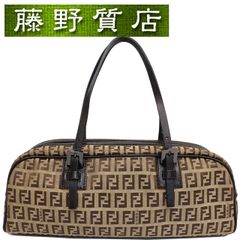 FENDI】 ズッカ柄 ハンドバッグ 横長 ダックスフンド 百貨店購入品