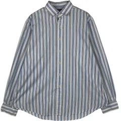古着 ラルフローレン Ralph Lauren POLO by Ralph Lauren REGENT CUSTOM FIT 長袖 コットンストライプシャツ メンズXXL相当/eaa597739