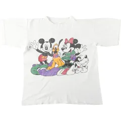 古着 MICKEY MOUSE ミッキーマウス キャラクタープリントTシャツ メンズXL相当/eaa633440