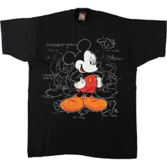 古着 90年代 MICKEY UNLIMITED MICKEY MOUSE ミッキーマウス キャラクタープリントTシャツ USA製 メンズXL相当 ヴィンテージ/eaa633434