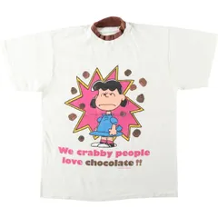 古着 50年代 PEANUTS ピーナッツ ルーシー キャラクタープリントTシャツ メンズXL相当 ヴィンテージ/eaa633436