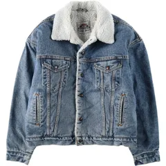 古着 90年代 リーバイス Levi's 70609-4891 中綿入り デニムボアジャケット USA製 メンズL相当 ヴィンテージ/eaa632480