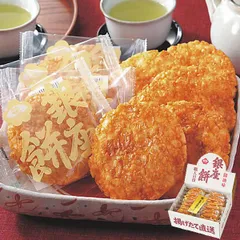 ぎんざ 花のれん 銀座餅 16枚 00410123 醤油味 銀座花のれん 揚げせんべい 【 N26mf _のサムネイル