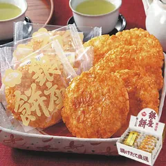 ぎんざ 花のれん 銀座餅 12枚 醤油味 銀座花のれん 揚げせんべい【 N26mf _のサムネイル