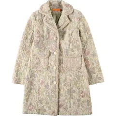 古着 90年代 シンシア ステフ CYNTHIA STEFFE 花柄 ゴブラン織り ロングコート USA製 レディースL相当 ヴィンテージ/eaa621192