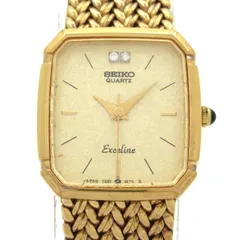 771275/SEIKO Exceline 7321-5230 クォーツ腕時計 Vintage Seiko Exceline Gold Plated 7321 0440 White Dial Lady