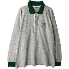 古着 70年代 ラコステ LACOSTE CHEMISE フレンチラコステ 長袖 ラガーシャツ メンズL相当/eaa631843