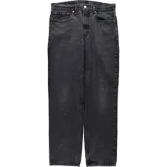 古着 リーバイス Levi's 550 ブラックデニム テーパードデニムパンツ メンズw34相当 ヴィンテージ/eaa633894