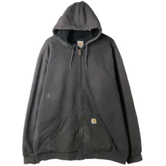 古着 カーハート Carhartt RAIN DEFENDER スウェットフルジップパーカー メンズXL相当/eaa632946