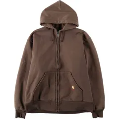 2026年最新】carhartt ジップパーカー ブラウンの人気アイテム - メルカリ