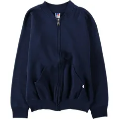 古着 90年代 ラッセル Russell ATHLETIC フルジップスウェットシャツ トレーナー USA製 メンズM相当 ヴィンテージ/eaa632940