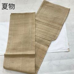 厳選◇夏物夏着物◇上質な生紬◇正絹◇居敷当て付き◇広襟◇裄長◇裄 