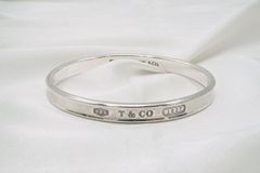ティファニー 1837 ナロー バングル ブレスレット 31.9g アクセサリー