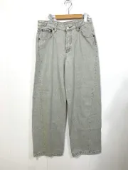 ZARA ザラ 5520/18/811 ハイライズワイドレッグジーンズ デニムパンツ size38/グレー ■■レディース