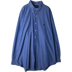 古着 ラルフローレン Ralph Lauren CLASSIC FIT 長袖 ボタンダウンシャツ メンズXL相当/eaa632546