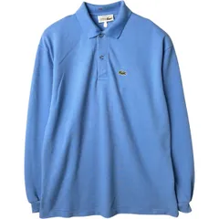 古着 70~80年代 ラコステ LACOSTE CHEMISE フレンチラコステ 長袖 ポロシャツ フランス製 メンズXL相当 ヴィンテージ/eaa631931