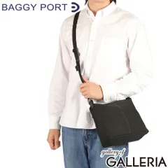 バギーポート ショルダーバッグ メンズ レディース ブランド BAGGY PORT バッグ 斜めがけ 小さめ 横型 軽量 軽い ミニショルダー 帆布 A5 日本製 黒さび染め KUROSABI ミニショルダーバッグ GRN9604 BLACKのサムネイル