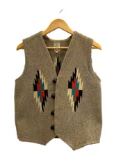 【美品】ORTEGA,S CHIMAYO NM オルテガ　チマヨベスト　38 中古・古着通販】ORTEGA'S (オルテガ) チマヨベスト ベージュ サイズ
