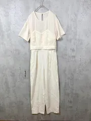 i_am アイアム 12423105 定価13200円 ドッキングクロス オールインワン sizeS/アイボリー ■◆レディース