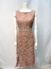 2667 GINZA COUTURE ERUKEI エルケイ キャバクラ ドレス 総レース ドット シースルー ノースリーブ ロング キャバドレス 2サイズ