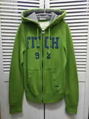 アバクロンビー ダメージ フード ジップアップ