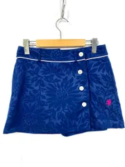 美品 Admiral アドミラル ADLA634 地模様 キュロット パンツスカート ミニ スカート sizeS/紺 ■■レディース