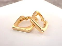 【美品】GIVENCHY ジバンシー イヤリング ゴールド シンプル ヴィンテージ