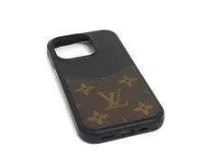 LOUIS VUITTON ルイヴィトン M12551 モノグラム バンパー iPhone16 Pro 対応 アイフォンケース スマホケース ブラック系 FQ4519
