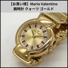 FA573【お買い得】Mario Valentino 腕時計 クォーツ ゴールドのサムネイル
