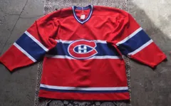 90s00s ccm nhl Montreal　Canadians hockey shirt モントリオールカナディアンズ　ホッケーシャツのサムネイル