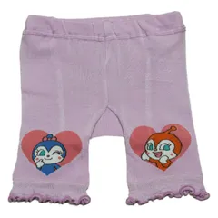 新品 [バンダイ] 2026年 夏物 アンパンマン ドキンちゃん コキンちゃん ニット ３分丈パンツ Anpanman パープル◇b80-90cm