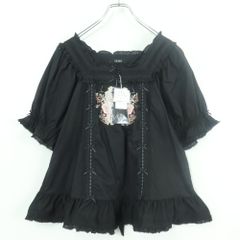 ★新品❣️タグ付き★ギャラリー ビスコンティ  ★ 新品】ギャラリービスコンティ 花柄ワンピース 半袖 リボン タグ付 M