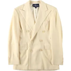 古着 ラルフローレン Ralph Lauren ピークドラペル ダブルブレスト ウールテーラードジャケット USA製 レディースM相当/eaa632021