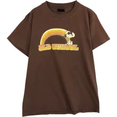 古着 SNOOPY スヌーピー キャラクタープリントTシャツ メンズM相当/eaa631516