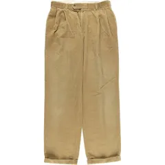 古着 ブルックスブラザーズ Brooks Brothers ESTABLISHED 1818 ツータック 太畝 コーデュロイパンツ カナダ製 メンズw33相当/eaa627336