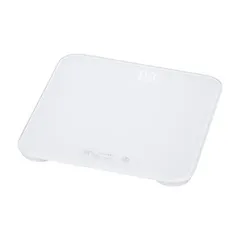 【新品・7営業日以内発送】オーム電機 HBK-T108-W デジタル体重計 単4形×2本使用／ホワイト HBKT108W【沖縄離島販売不可】のサムネイル