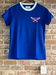 Samantha Thavasa   中日ドラゴンズ　コラボ　【新品　未使用】Tシャツ　ラグラン袖　F  フリーサイズ　ドアラグッズ　応援グッズ　青　ブルー　中日カラーのサムネイル