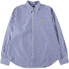 古着 ラルフローレン Ralph Lauren ギンガムチェック 長袖 ボタンダウンチェックシャツ レディースXL相当/eaa619664