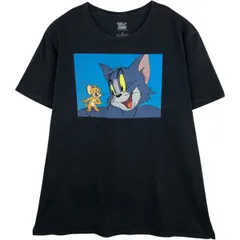 古着 TOM and JERRY トムとジェリー キャラクタープリントTシャツ メンズXL相当/eaa631473
