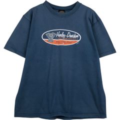 古着 90年代 ハーレーダビッドソン Harley-Davidson モーターサイクル バイクTシャツ USA製 メンズL相当 ヴィンテージ/eaa629669