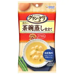【新品・7営業日以内発送】ユニ・チャーム 4520699041789 グラン・デリパウチ 茶碗蒸し仕立て 40g×3個【沖縄離島販売不可】のサムネイル