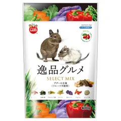 【新品・14営業日以内発送】マルカン 4906456582502 デグーの主食 逸品グルメ 400g ML-593【沖縄離島販売不可】のサムネイル